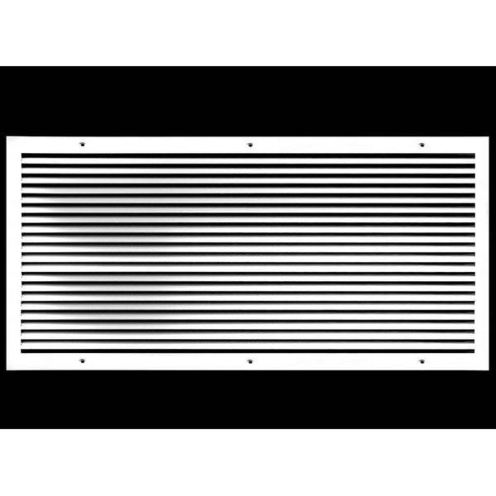 HVAC Premium Return Grille 30x12 White New Aluminum Linear Bar Vent